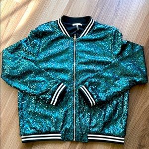 Green Sequin Jacket